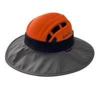 Climbing Helmet Sun Hat, Safety Helmets Sun Protection Accessories Suit for the Rescue Team, High-Altitude Worker, a Construction Worker (Grey Black)