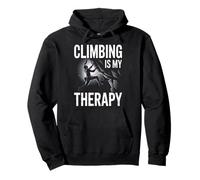 Climbing Is My Therapy Rock Climbing Lover Pullover Hoodie