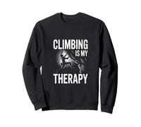 Climbing Is My Therapy Rock Climbing Lover Sweatshirt