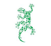 Climbing Lizard Wall Sticker Cool Gecko Pattern Vinyl Wall Poster Creative Home Decoration Wild Animals Wall Decals Extra Large - 57x110cm