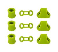 Climbing Locking Rings Carabiner - Strong Silicone Safety - Positioning Device Abseil Reminder for Climbing, Reminder, Mountaineering, Cave Exploration, Sport Fitness