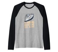 Climbing Makes Me Feel Alive Rock Climber Raglan Baseball Tee