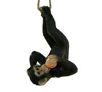 Climbing Monkey Tree Hanging Garden Tree Ornament Statue Sculpture Decoration B