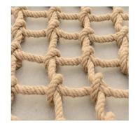 climbing net Natural Jute Hemp Rope Net For Child,Kindergarten Wall Decoration,Kids Playground Play Home Climbing Netting safety(8mm/10cm,4 * 4m)