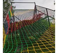 Climbing Net Woven Rope for Kids, Safety Net Cargo Nylon Rope Netting Playground Equipment Cargo Netting Swingset Large Play Indoor Garden Climbing Frames