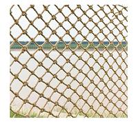 Climbing Netting Children'S Outdoor Development Training Rope Protective Net Endurance Cargo Net Decorative Jute Hemp Netting Bird Climbing Net Cargo Net 4Mm,Yellow-1x9m(3.28X29.52ft)