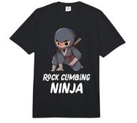 Climbing Ninja Boy Funny Sport Comfort Colors Adult Heavyweight T-Shirt