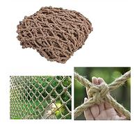 Climbing Plant Netting, Jute Twine Plant Support Net, Natural Jute Mesh for Wall Decoration - 3m x 5m Light Brown Plant Support Netting