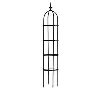 Climbing Plant Tower - Garden Obelisk Grid | Tower Obelisk Garden Grid | Garden Tower Grid Arch | Vertical Tower Obelisk | High Plant Support for Climbing Plants, Vines, Flowers, with 4 Stakes
