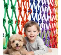 Climbing Protective Rope Nets,High Strength Polyester Net for Balconies,Playgrounds,Cargo,Tennis Courts,Draw Bridges,Kids Monkey Bar,Pet Enclosures,Boat Safety Lifeline Netting Width:29.52ft(9m)