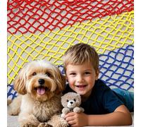 Climbing Protective Rope Nets,High Strength Polyester Net for Playgrounds,Balconies,Cargo,Tennis Courts,Draw Bridges,Kids Monkey Bar,Pet Enclosures,Boat Safety Lifeline Netting Width:45.92ft(14m)