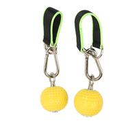 Climbing Pull Up Hand Grips Set with Webbing Buckle for Arm Strength Training, Non-Slip, Portable, Durable PU and Steel Construction (72mm model)