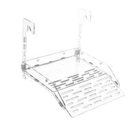 Climbing Ramp for Turtles - Clear Acrylic Material Suction Cup Ramp Shorttail Resting Dock Shorttail | Reptile Aage Breed Design Longtail for Frogs, Hermit Crabs, Small Water Pet
