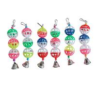 Climbing Random Color Cockatiel Swing Chew Cage Accessories Lovebird Parrot Toy Macaw Pet Bird