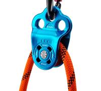 Climbing Reel - 30KN Strong Rope System Tool with Alloy Construction Design, Professional Safety Equipment for Rigging Climbing | Device for Building a Rescue
