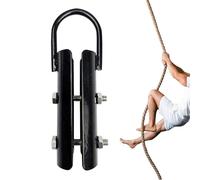 Climbing Rope Clamp - 2 Inch Grip Clamp | Iron Fitness - Heavy Duty Load Holder for Home Gym Workouts and Climbing from Beginners to Athlete
