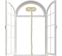 Climbing Rope for Cat Activities, Toy with Window Vacuum Cleaner for Playful Cats, Scratching Toy with 150 cm Length, for Use in Home, Dorm, Farmhouse, Living Room, Bedroom, Balcony