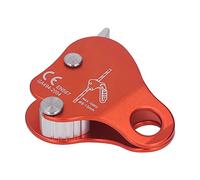 Climbing Rope Grab Aluminum Alloy Self Locking Climbing Ascender 8-13mm Climbing Rope Grab Stopper for Outdoor Climbing (Orange)