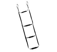 Climbing Rope Ladder - Nylon Rope Construction, Double Layer Webbing, 110cm Compact Size, Lightweight Portable Design | Outdoor Ladder for Tree Boat Playground Climbing Safety