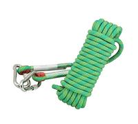 Climbing rope Multifunctional Safety Rope Green 10mm/12mm/14mm/16mm Thick And Wear-resistant Polyester Rope For High-altitude Exterior Wall Work, Outdoor Cleaning Safety,14mm 30m