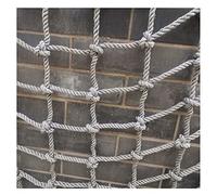 Climbing Rope Net Climbing Net for Kids Adult Playground Tree Nylon Play Giant Mesh Heavy Duty Cargo Toddler Climbing Climb Net Netting Nets for Adults Outdoor(6mm-8cm,3X3m/9.8X9.8ft)