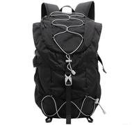 Climbing Rucksack - Lightweight 0.36kg Water Resistant Pack with Breathable Shoulder Straps for Cycling and Day Outing Trips