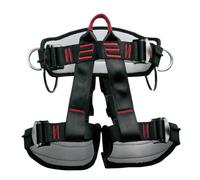 Climbing Safety Harness - Adjustable Tree Rescue Belt | Durable Waist Support With Breathable Design, High-Density Webbing For Hiking, Outdoor Rappelling, Cave Exploration And Firefighting Operations