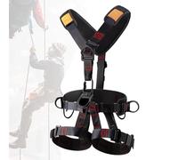 Climbing Safety Harness - personal security suspension system engineered with reinforced webbing ergonomic weight distribution quick release fittings supporting controlled ascent positioning tasks | f