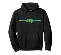 Climbing Sailing Figure Eight Knot Mountaineering Green Rope Pullover Hoodie
