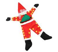Climbing Santa Claus Decor | Climbing Festival Decoration | Outdoor Wall Santa Claus Clothes | for Outdoor Party Gathering Classroom Door Window Wall Porch Yard Roof