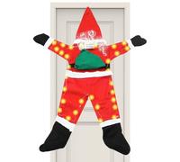 Climbing Santa Claus,Holiday Climbing Decoration,Santa Claus Hangable Clothes | for Indoor Wall Porch Yard Roof Party Gathering Classroom Door Window