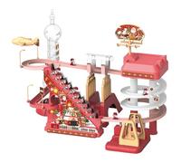 Climbing Santa Electric Cute Light Music Plastic Christmas Toys Stair Slide for Kids Girls Boys 22x14x15 Inch Climbing Santa, Christmas Toys, Toy, for Kids, To