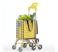 Climbing Shopping Trolley with 8 Wheels Foldable Design 45L Waterproof Bag Ideal for Grocery Shopping Lightweight and DurableColor B