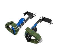 Climbing Spike Set 100KG Climbing Assistant 2 Gears Tree Climbing Tool Good Adaptability Humanized Design Strong Load Capacity Tree Climbing Spikes for Jungle Survival, Fruit Picking, Aerial Work