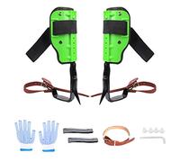 Climbing Spikes - Steel Tree Spikes, Adjustable Tree Climbing Tools | Tree Climbing Pole Spike for Hunting, Multifunctional Pole Climbing Spike Kit, Fruit Hunting, Pole Climbing Spurs for Men