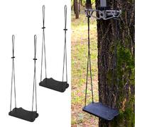 Climbing Stick Aider for Hunting, Daisy Chain Single Step Aider, Lightweight Rope Ladder Tree Stand Step, Non-Slip Tree Climbing Sticks, Saddle Hunting Accessories, and Tree Climbing Gear 2PC