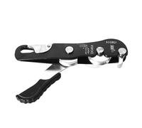 Climbing Stop Descender - Rope Rescue Equipment | Rapid Descending Device, Self-Locking Rappelling Belay Devices, Hand Controls Descender, Anti-Panic Safe Self-Braking Climbing Accessories