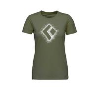 Climbing T-Shirt Black Diamond Chalked Up 2.0 Short Sleeve Tee (Tundra) Women's