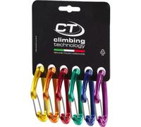 Climbing Technology - Fly-Weight Evo - Snapgate carabiner size 6-Pack, black