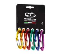 Climbing Technology - Fly-Weight Evo - Snapgate carabiner size 6-Pack, black