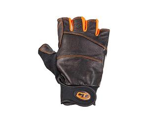 Climbing Technology ProGrip Ferrata Half-Finger Glove, unisex adult, Progrip Ferrata, black