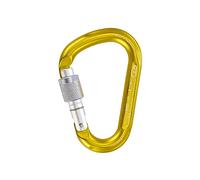 Climbing Technology Snappy Screw Gate HMS Carabiner - Yellow/Silver