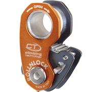Climbing Technology Unisex - Adult Rollnlock, Anthracite/Orange Locks, One Size