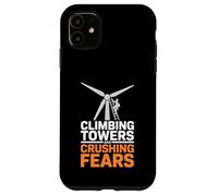 Climbing Towers And Crushing Fears Wind Turbine Tech Case for iPhone 11