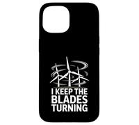 Climbing Towers And Crushing Fears Wind Turbine Tech Case for iPhone 15