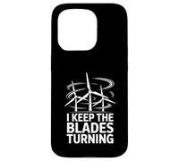 Climbing Towers And Crushing Fears Wind Turbine Tech Case for iPhone 15 Pro