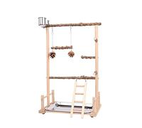 Climbing Toy For Birds Bird Rope Climbing Decoration Swing Training Perch Parrot Cage Toy Tray Chew Toy