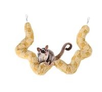 Climbing Toy for Sugar Gliders - Bendable Lovebird Play, Hamster Enrichment Supplies, Small Animal Interactive Toy for Pet Parents Animal Lovers Trainers Shelters Living Room Bedroom Study Office Cage