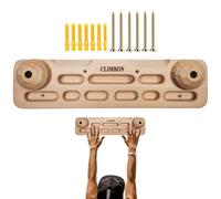 Climbing Training Hangboard - Climbing Hangboard | Wood Finger Board for Rock Training, Hangboard Doorway Mount, Climbing Pull Up Bar Wall Climb Handle Frame for Home Gym Workouts