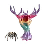 Climbing Tree of Jumping Spiders | Tree-Shaped 3D Printed Habitat Accessories - Jumping Spiders Terrarium Accessories - For Small Tree Dwelling Animals Including Tarantulas and